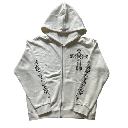 Celestial Cross Zip (White)